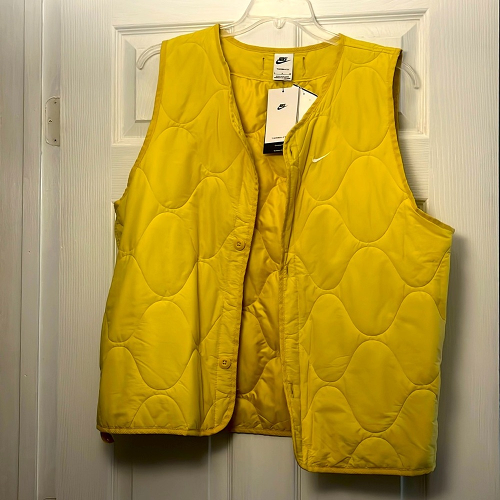 Yellow Nike vest size S